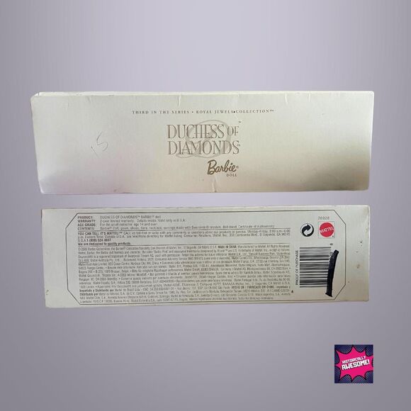 RARE Limited Edition 2000 Duchess of Diamonds Barbie - Manufacture ERROR - NIB - Picture 5 of 6